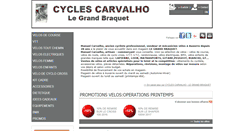 Desktop Screenshot of cycles-carvalho.fr